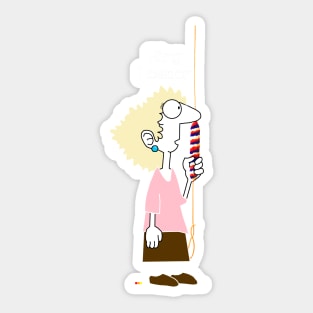 Bell Ringing Ring Leader (Dark background) Sticker